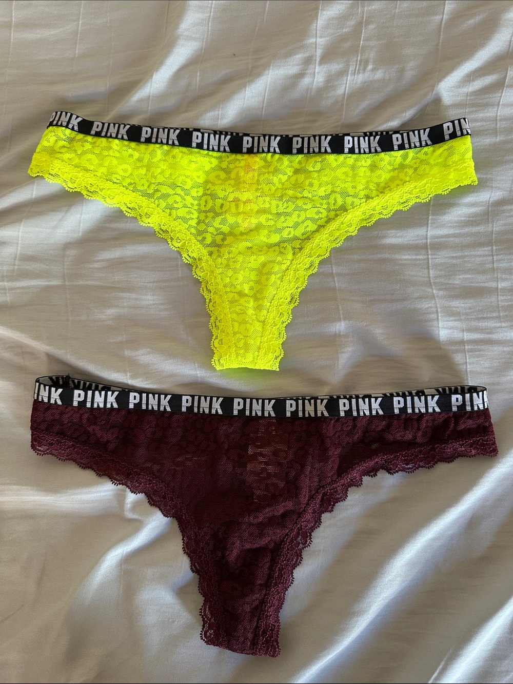 PINK extra low rise thong Set — DUO